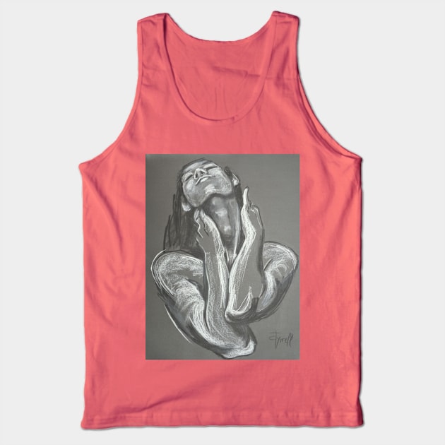 Great Satisfaction - Portrait Of A Woman Tank Top by CarmenT